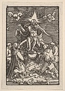 The Last Judgment, from The Fall and Salvation of Mankind Through the Life and Passion of Christ by Albrecht Altdorfer