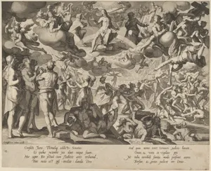 The Last Judgment, from Thronus Justitiae, tredecim pulcherrimus tabulis..., plate 13