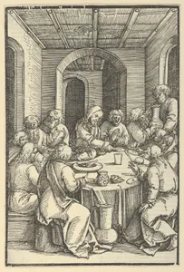 The Last Supper, from Speculum passionis domini nostri Ihesu Christi