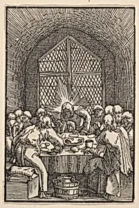The Last Supper, from The Fall and Salvation of Mankind Through the Life and Passion of Christ by Albrecht Altdorfer