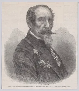 The Late Horace Vernet, from "Illustrated London News"