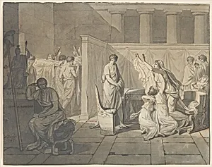 The Lictors Bringing Brutus the Bodies of his Sons