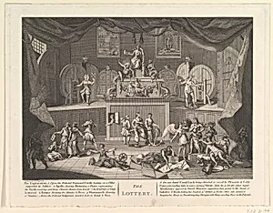 The Lottery by William Hogarth