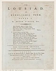 The Lousiad, Title Page