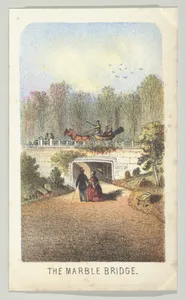 The Marble Bridge, Near the Lake, from the series, Views in Central Park, New York, Part 3