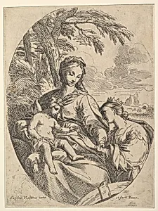 The Marriage of St. Catherine by Carlo Maratti