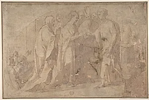 The Marriage of the Virgin (Lunette)