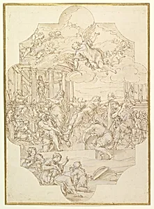 The Martyrdom of Saint Anastasia by Michelangelo Cerruti ("Il Candelottaro")
