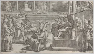 The martyrdom of Saint Paul and the condemnation of Saint Peter