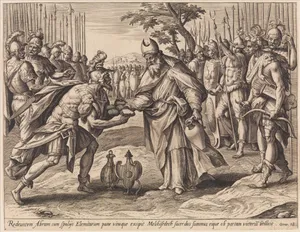 The Meeting of Abraham and Melchizedek, from The Story of Abraham