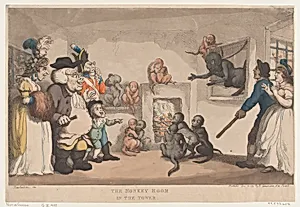 The Monkey Room in the Tower by Thomas Rowlandson|Rudolph Ackermann, London