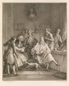 The Morning Toilet (La Petite Toilette), from "Le Monument du Costume"