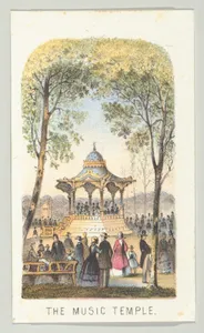 The Music Temple, from the series, Views in Central Park, New York, Part 2