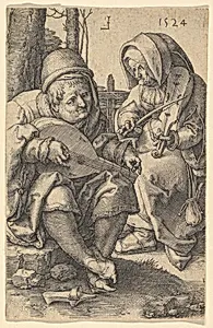 The Musicians by Lucas van Leyden