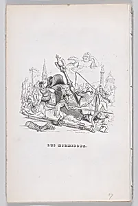 "The Myrmidons" from The Complete Works of Béranger by Henry Isidore Chevauchet|J. J. Grandville|Pierre Jean de Béranger