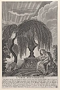 The Mysterious Urn, with the hidden silhouettes of the French royal family by Louis XVII|Pierre Jean Joseph Denis Crussaire|Marie Antoinette, Queen of France