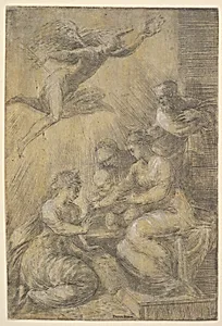 The mystic marriage of Saint Catherine