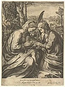 The Mystic marriage of St. Catherine