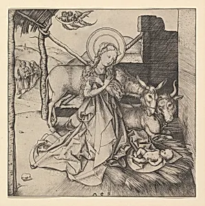 The Nativity by Martin Schongauer