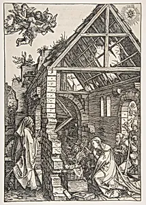 The Nativity, from The Life of the Virgin, Latin Edition, 1511 by Albrecht Dürer