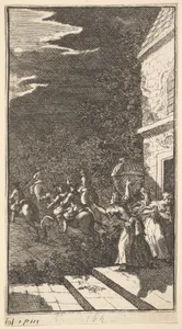 The New Metamorphosis, Plate 3: The Bandits Abduct Camilla