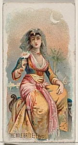 The Nile Bride, Egypt, from the Holidays series (N80) for Duke brand cigarettes by W. Duke, Sons & Co.|George S. Harris & Sons