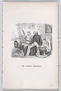 "The Old Sergeant" from The Complete Works of Béranger by Pierre Jean de Béranger|Louis-Henri Brevière|Auguste Raffet|J. J. Grandville|Fournier & Perrotin
