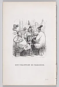 "The Parish Singers" from The Complete Works of Béranger by Fournier & Perrotin|Cherrier|J. J. Grandville|Pierre Jean de Béranger