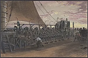The Paying-out Machinery in the Stern of the Great Eastern by Robert Charles Dudley