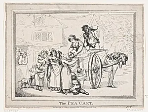 The Pea Cart by S. W. Fores|Thomas Rowlandson