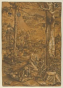 The Penitence of St. Jerome by Lucas Cranach the Elder