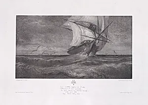 The Phantom Vessel by Charles Meryon|Théophile Chauvel|Lemercier & Cie.