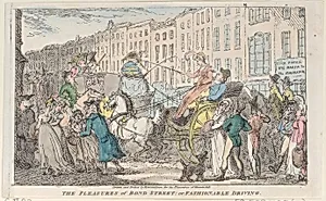 The Pleasures of Bond Street: or Fashionable Driving by Longman, Hurst, Rees and Orme|Thomas Rowlandson|John Britton