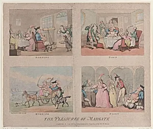 The Pleasures of Margate by Thomas Rowlandson|Rudolph Ackermann, London