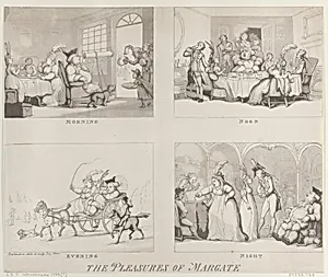 The Pleasures of Margate by Thomas Rowlandson|Rudolph Ackermann, London