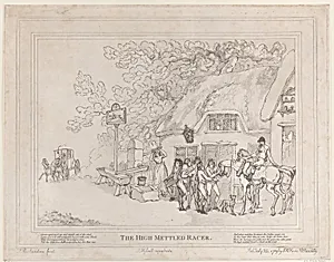 The Post Horse (from The Life of a Racehorse, or The High-Mettled Racer) by S. W. Fores|John Hassell|Thomas Rowlandson