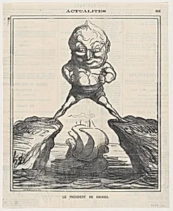 The President of Rhodes, from 'News of the day,' published in Le Charivari, September 12, 1871 by Honoré Daumier|Marie Joseph Louis Adolphe Thiers