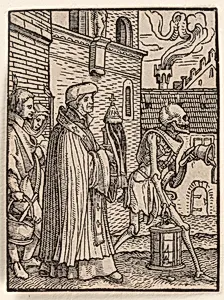 The Priest, from The Dance of Death by Hans Holbein the Younger|Hans Lützelburger