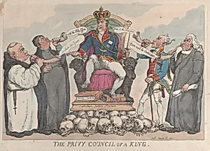 The Privy Council of a King by Thomas Rowlandson|Ferdinand VII, King of Spain