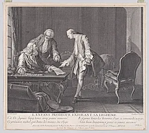 The Prodigal Son Demanding his Inheritance