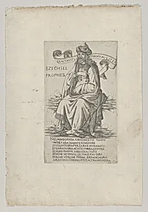 The Prophet Ezekiel, from "Prophets and Sibyls"