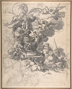 The Prophetess Deborah Ordering Barak to Take Arms against Sisera