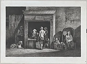 The Public Scrivener by Jean Jacques de Boissieu