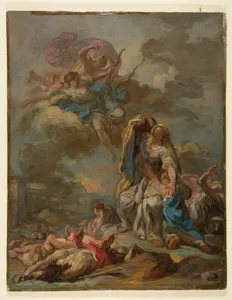 The Punishment of the Arrogant Niobe by Diana and Apollo