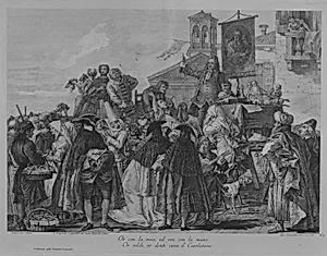 The Quack Dentist by Giacomo Leonardis|Giovanni Domenico Tiepolo
