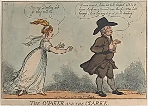 The Quaker and the Clarke by Thomas Rowlandson|Thomas Tegg