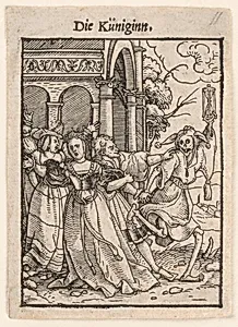 The Queen, from The Dance of Death by Hans Holbein the Younger|Hans Lützelburger
