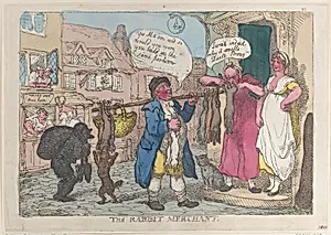 The Rabbit Merchant by Thomas Rowlandson|Thomas Tegg