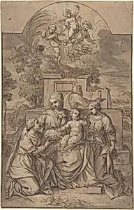 The Rest on the Flight into Egypt by Adrien Dassier