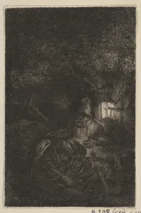 The Rest on the Flight into Egypt: A Night Piece (reverse copy)